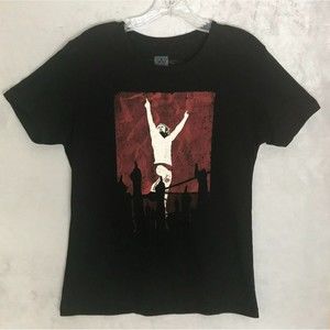Womens WWE Daniel Bryan Danielson T-Shirt Yes! On Turnbuckle Black Authentic‎ XL